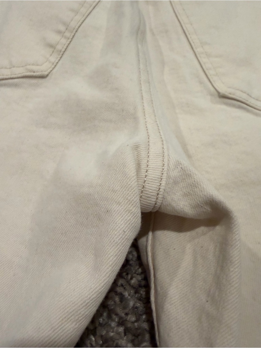 Madewell 90s straight Jean vintage canvas hemmed raw cut 26 - Picture 11 of 16